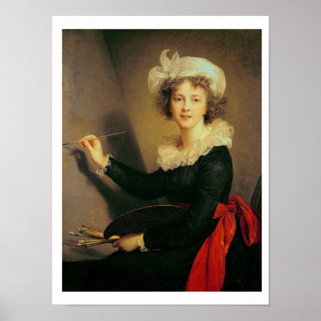 Póster Autoretrato, 1790 (aceite sobre lienzo) (Frente)