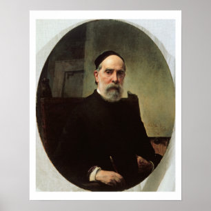 Póster Autoretrato, 1878 (aceite sobre lienzo)