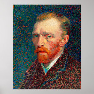 Póster Autoretrato (1887) de Vincent Van Gogh