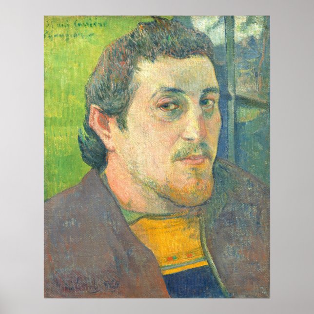 Póster Autoretrato - Bella Artes Paul Gauguin (Frente)