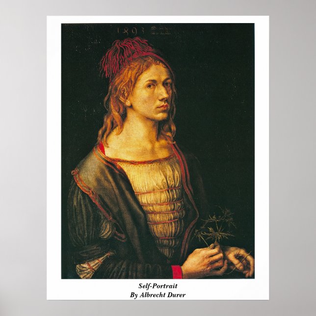 Póster Autoretrato De Albrecht Durer (Frente)