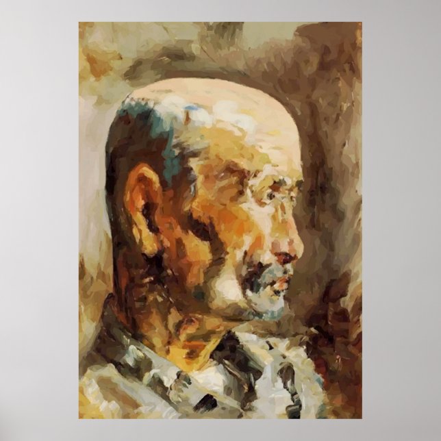 Póster Autoretrato de artista (Frente)
