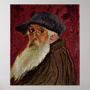 Póster Autoretrato de Camille Pissarro 1898
