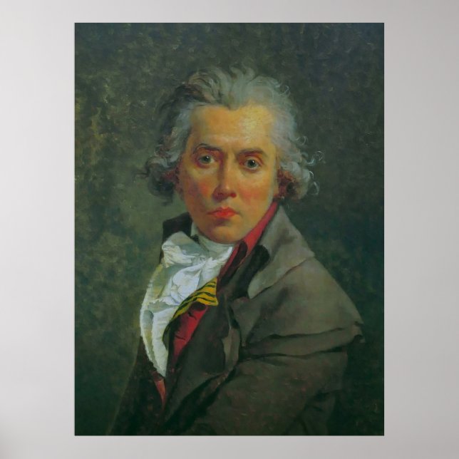 Póster Autoretrato de Jacques-Louis David (Frente)