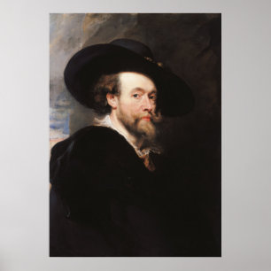 Póster Autoretrato de Sir Peter Paul Rubens