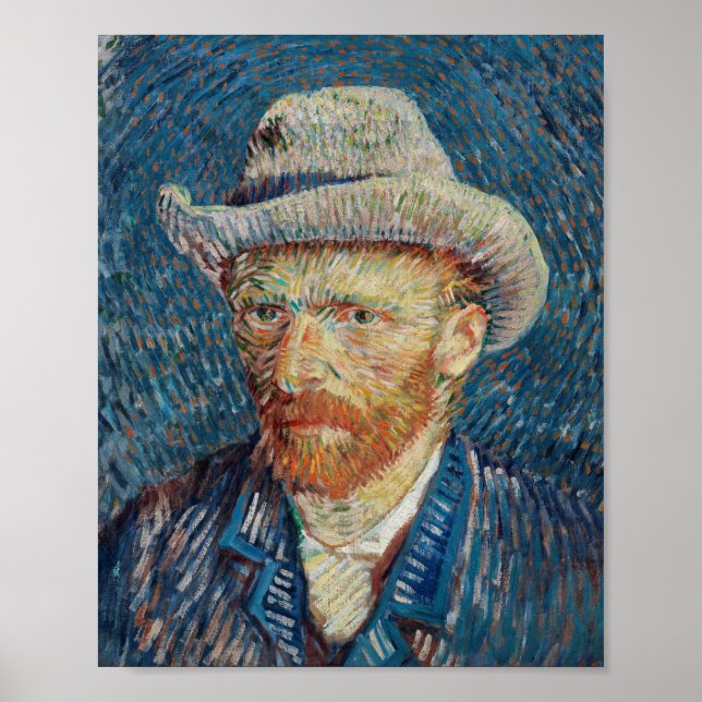 Póster Autoretrato de Van Gogh (Frente)