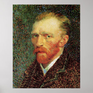 Póster Autoretrato de Vincent van Gogh