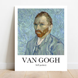 Póster Autoretrato de Vincent van Gogh