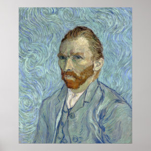 Póster Autoretrato de Vincent van Gogh