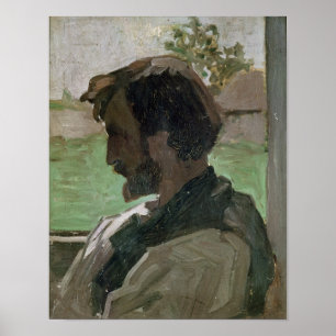 Póster Autoretrato en Saint-Saveur, 1868
