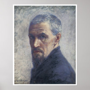 Póster Autoretrato, Gustave Caillebotte, aproximadamente