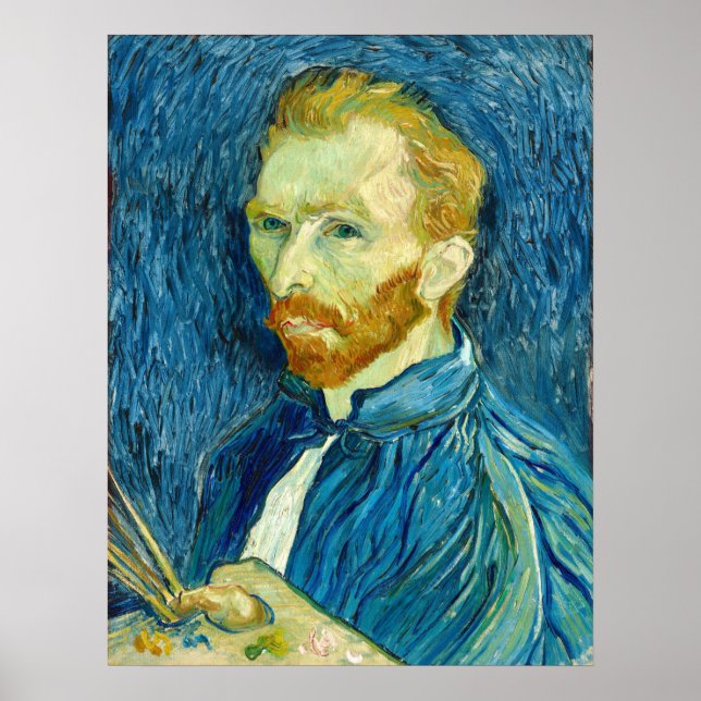 Póster Autoretrato - Poster Bella Artes Vincent van Gogh (Frente)