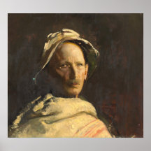 Autoretrato - Poster del Bella Artes de Abbott Tha