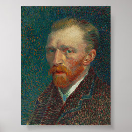 Póster Autoretrato Van Gogh 1887