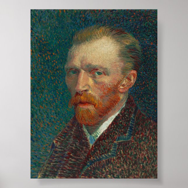 Póster Autoretrato Van Gogh 1887 (Frente)
