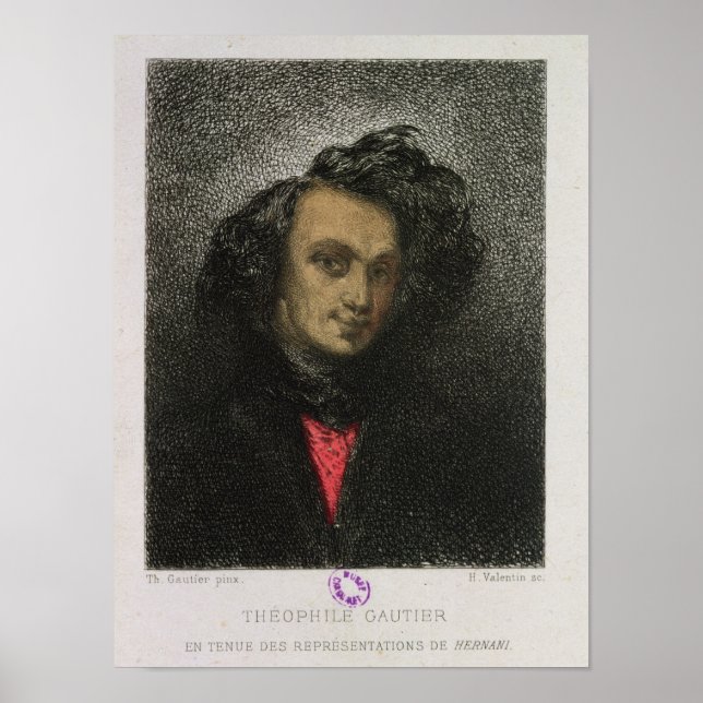 Póster Autoretrato, vestido para 'Hernani' (Frente)