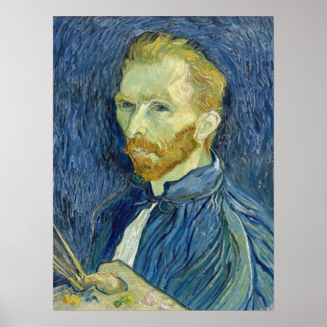 Póster Autoretrato | Vincent van Gogh (Frente)