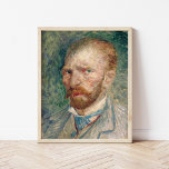 Póster Autoretrato | Vincent Van Gogh<br><div class="desc">Autoretrato | Obra de arte original del artista holandés post-impresionista Vincent van Gogh. Van Gogh a menudo se utilizó como modelo para practicar la pintura artística y pintó más de 30 autorretratos durante su carrera. Utilice las herramientas de diseño para agregar texto personalizado o personalizar la imagen.</div>