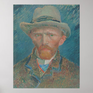 Póster Autoretrato, Vincent van Gogh