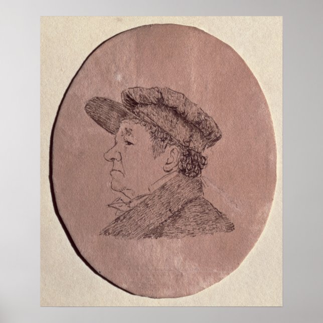 Póster Autorretrato, 1824 (Frente)