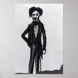 Póster Autorretrato, 1849