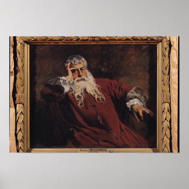 Póster Autorretrato, 1889 (Frente)