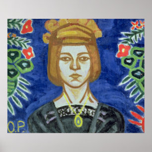 Póster Autorretrato, 1912-15