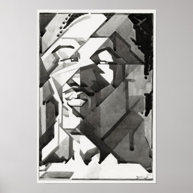 Póster Autorretrato (1920) (Frente)
