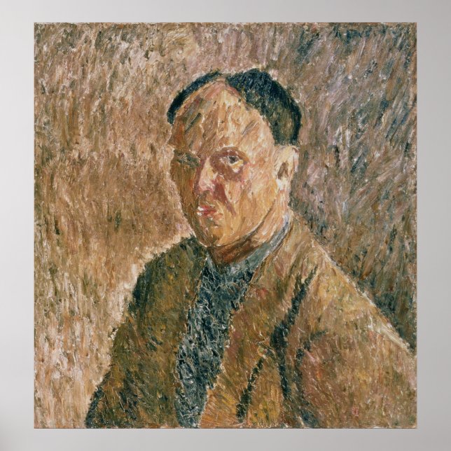 Póster Autorretrato, 1923 (Frente)