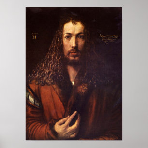 Póster Autorretrato 2 de Albrecht Durer