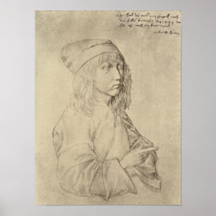 Póster Autorretrato a la edad de trece, 1484