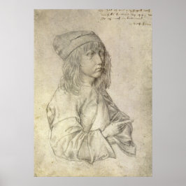 Póster Autorretrato a los 13 años de Albrecht Durer