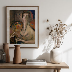 Póster Autorretrato Alice Bailly