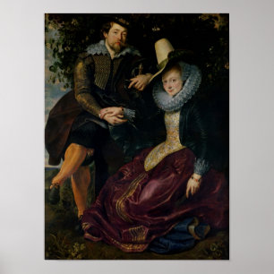 Póster Autorretrato con Isabel Brandt