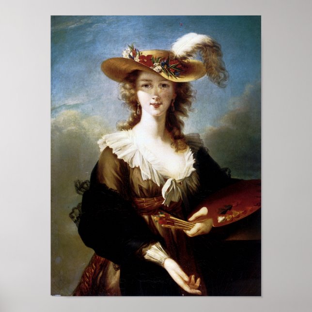 Póster autorretrato de Elisabeth Vigee-Lebrun (Frente)