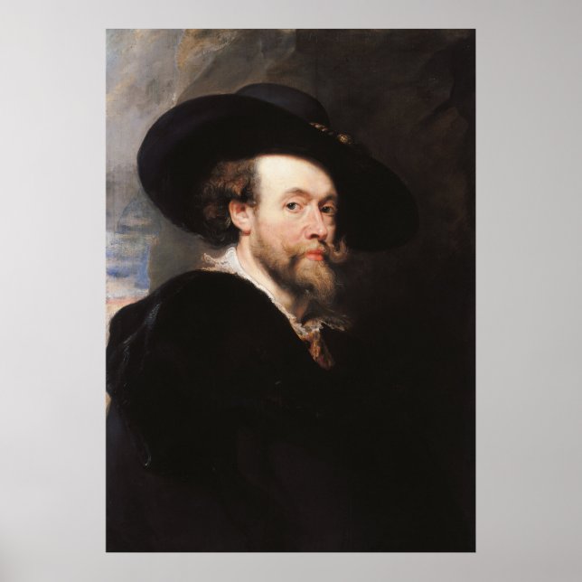 Póster Autorretrato de Sir Peter Paul Rubens (Frente)