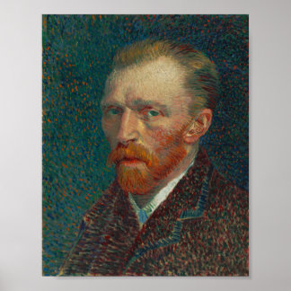 Póster Autorretrato de Vincent van Gogh - 1887