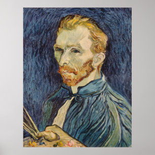 Póster Autorretrato de Vincent van Gogh, agosto de 1889