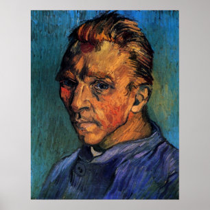 Póster Autorretrato de Vincent van Gogh sin barba