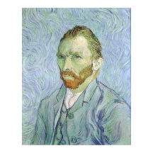 Autorretrato en azul de Vincent van Gogh