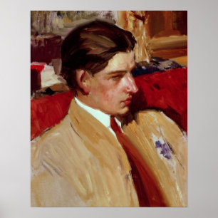 Póster Autorretrato en perfil