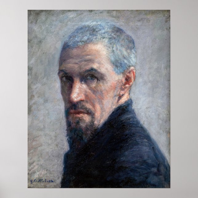 Póster Autorretrato - Gustave Caillebotte (Frente)