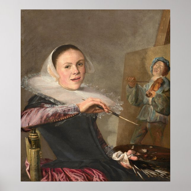 Póster Autorretrato - Poster Bella Artes de Judith Leyste (Frente)
