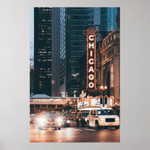 PÓSTER AUTOS CERCA DE EDIFICIOS