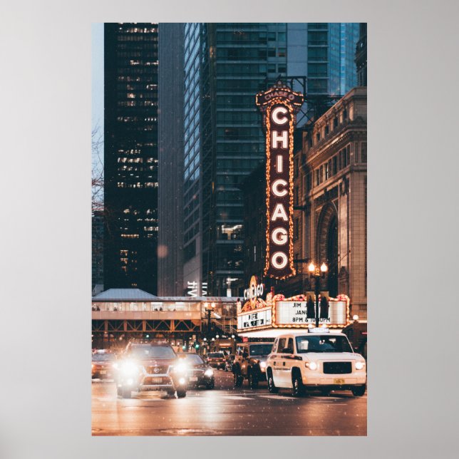 PÓSTER AUTOS CERCA DE EDIFICIOS (Frente)