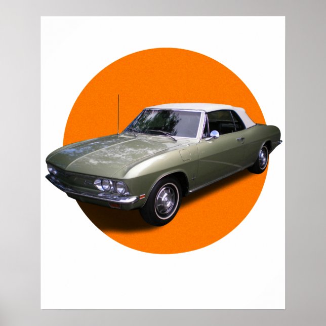 Póster autosChevrolet Corvair (Frente)