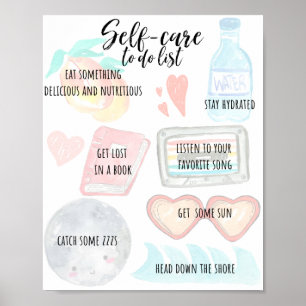 Póster Autosuficiencia para hacer la lista
