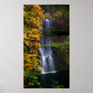Póster Autum Lower South Falls