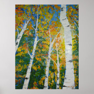 Póster Autumn Aspen Poster