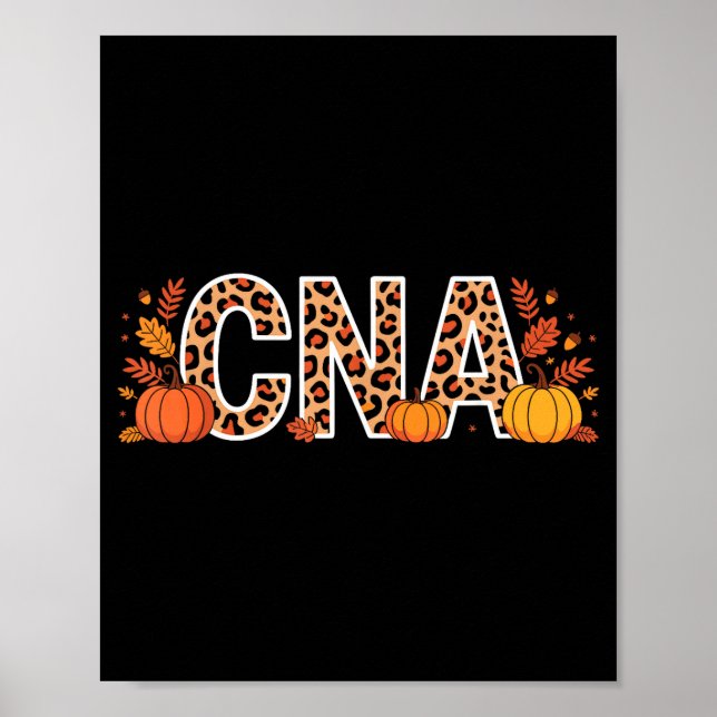 Póster Autumn Cna Fall Certified Nursing Istant  (Frente)